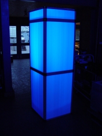 Akku LED-Leuchtkasten 2m - Tagesmiete - Mieten