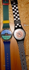 MaxiSwatch Riesenarmbanduhr,80er Wanddeko Tagesmiete - Mieten